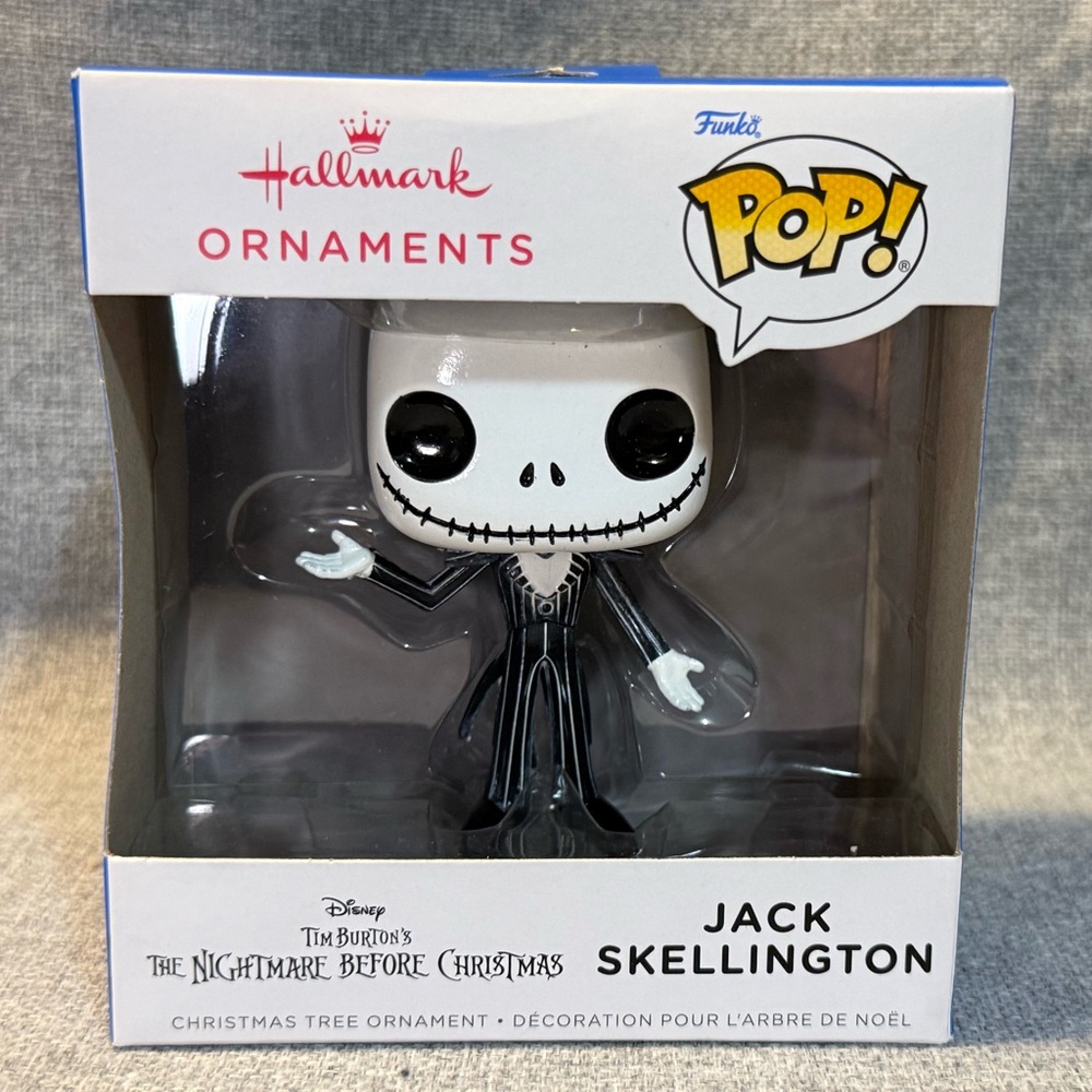 Hallmark Funko Pop Jack Skellington Christmas Ornament 2022 NIB Disney